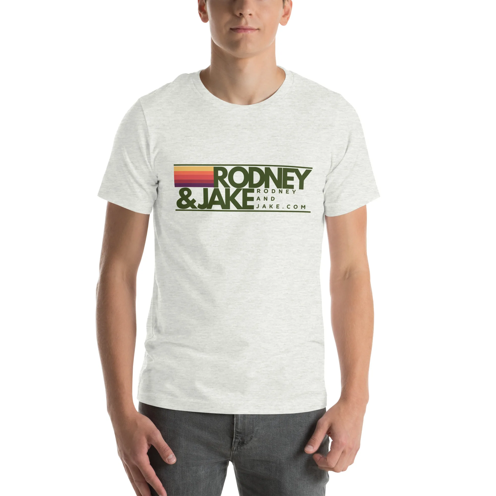 Rodney and Jake - Unisex t-shirt - green logo - Image 43