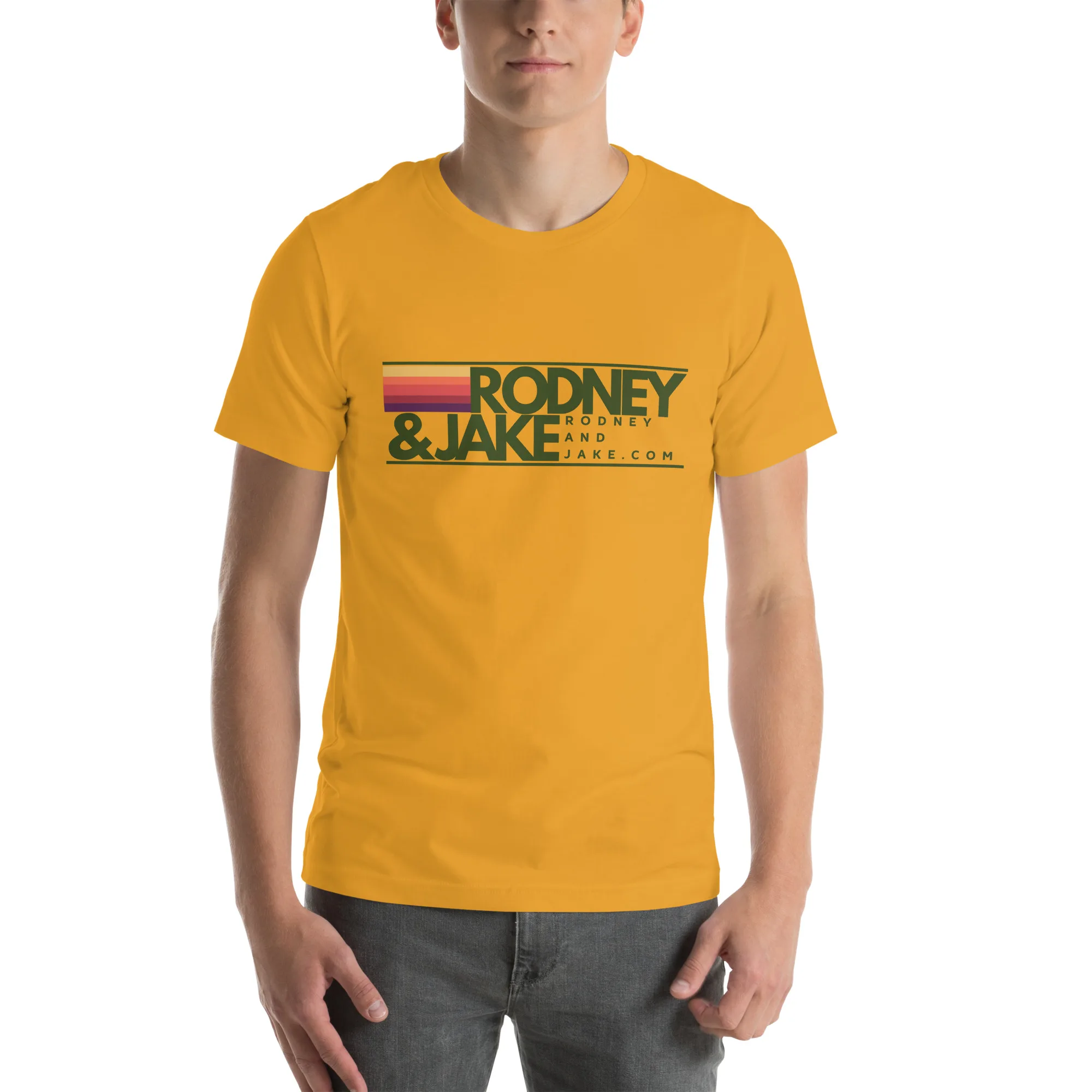 Rodney and Jake - Unisex t-shirt - green logo - Image 19