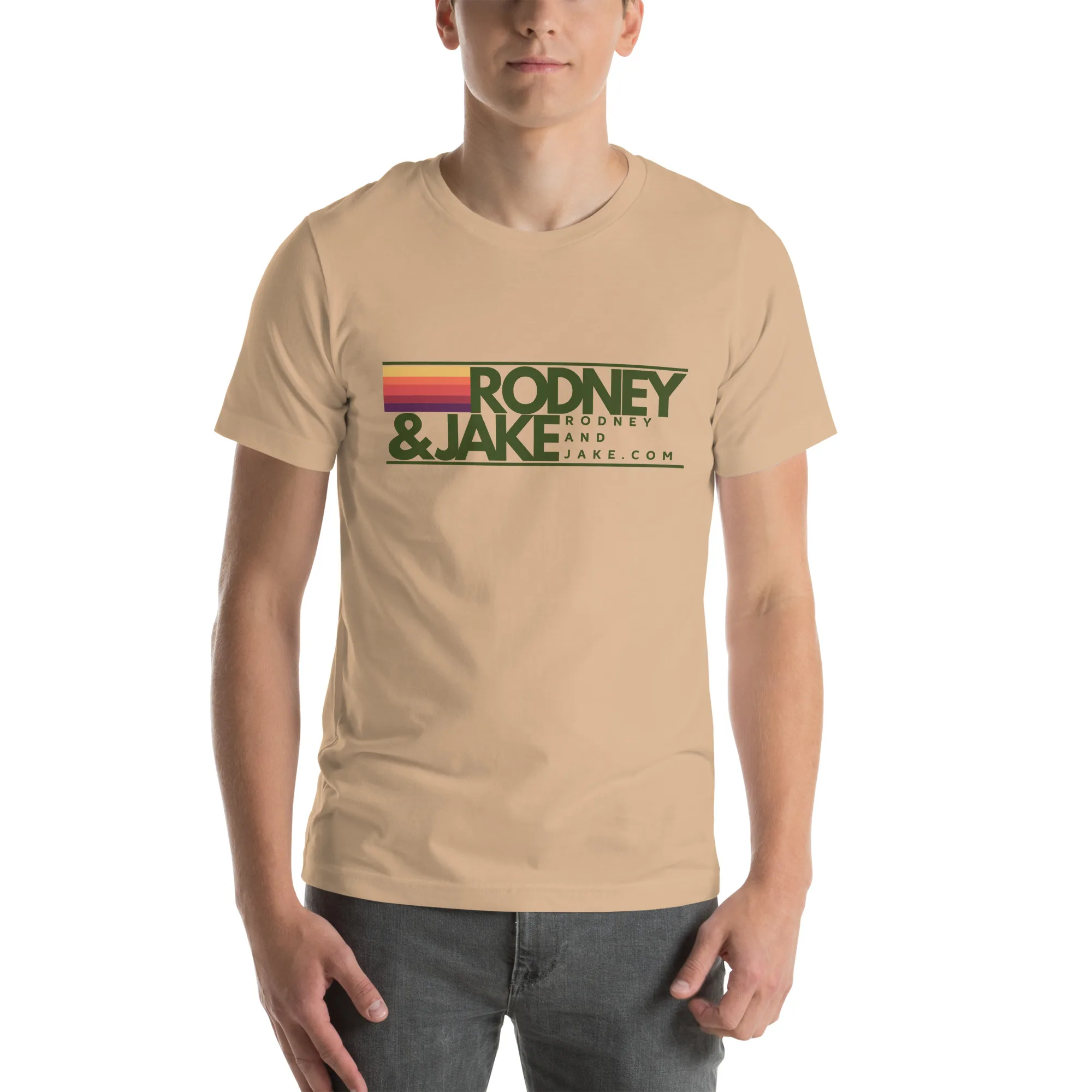 Rodney and Jake - Unisex t-shirt - green logo - Image 25