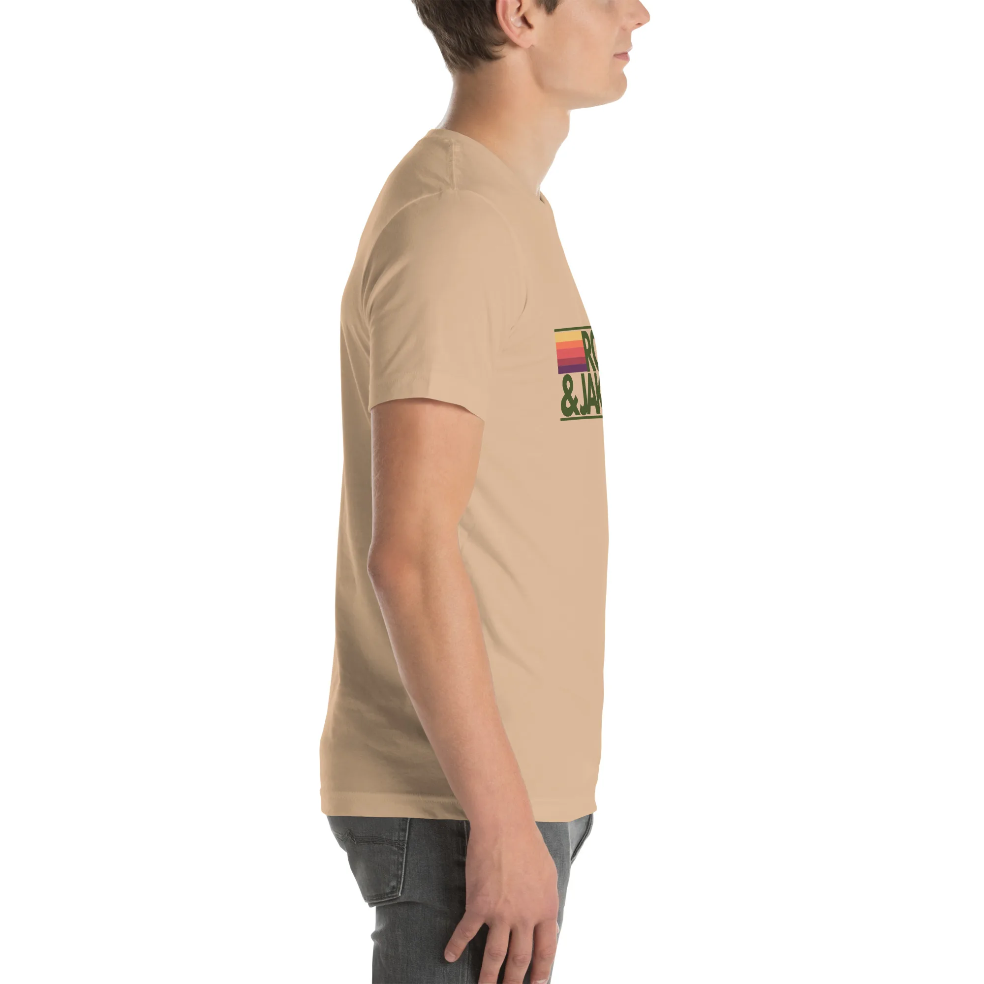 Rodney and Jake - Unisex t-shirt - green logo - Image 29