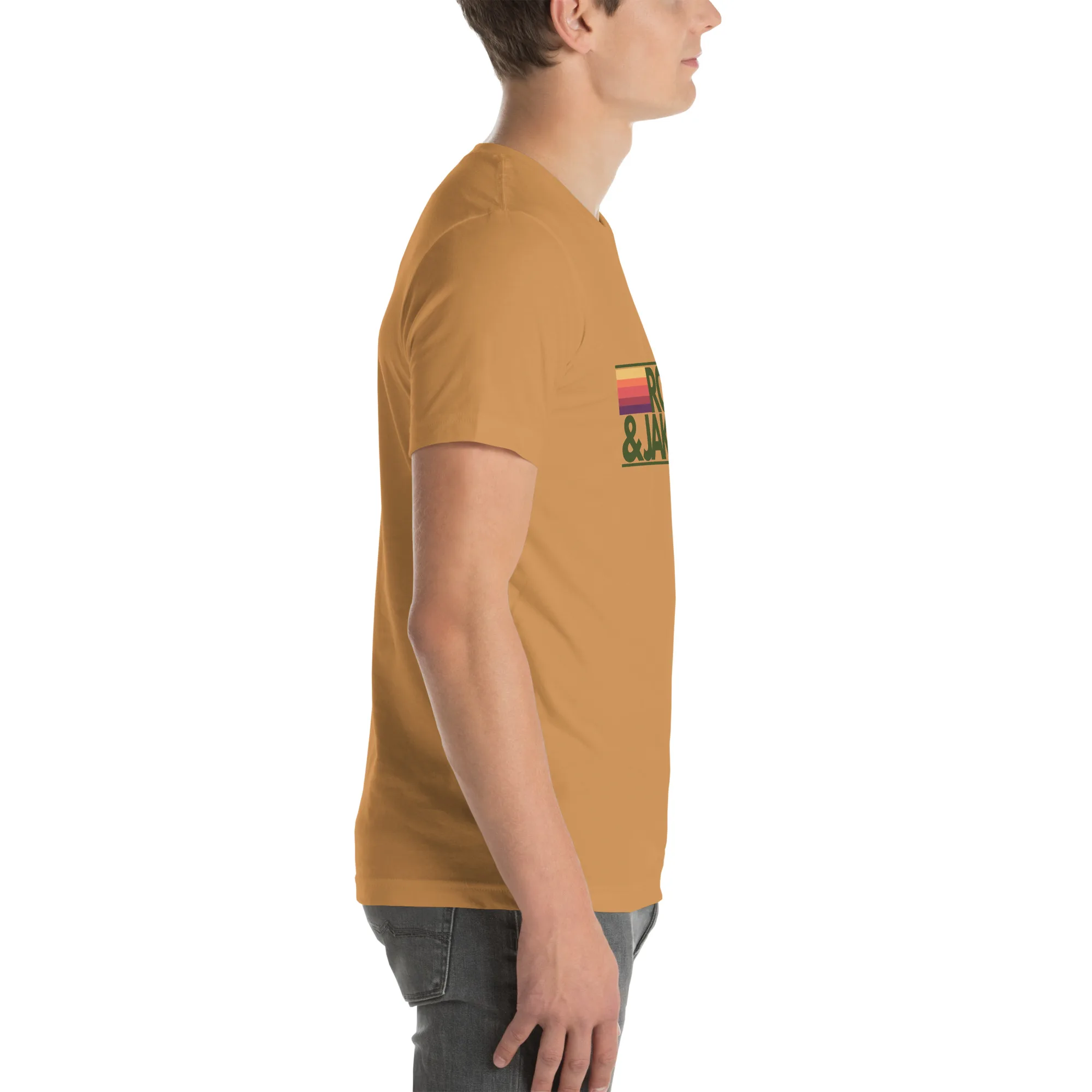 Rodney and Jake - Unisex t-shirt - green logo - Image 17